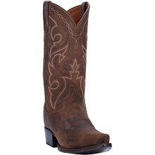 Dan Post Men's Renegade Distressed Snip Toe Cowboy Boots Traditional, Brown, 10.5