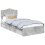 VidaXL vidaXL Storage Bed Concrete Grey 90 x 190 cm Engineered Wood 2