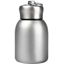 Bouteille d'eau isotherme en acier inoxydable étanche, format mini, garde les boissons chaudes et froides, idéale pour les voyages en f