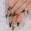 Κρύσταλλοι νυχιών πολλαπλών σχημάτων με σχέδιο επίπεδης πλάτης, εκθαμβωτικό και 4