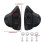 Motorcycle Mirror Block Off Plates for R6 2017-2024 Black 2 7