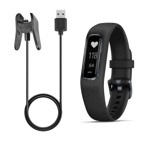Type A For Garmin Vivosmart 4 1m Replacement USB Data Sync Charging Cable Cord with Charging Clip