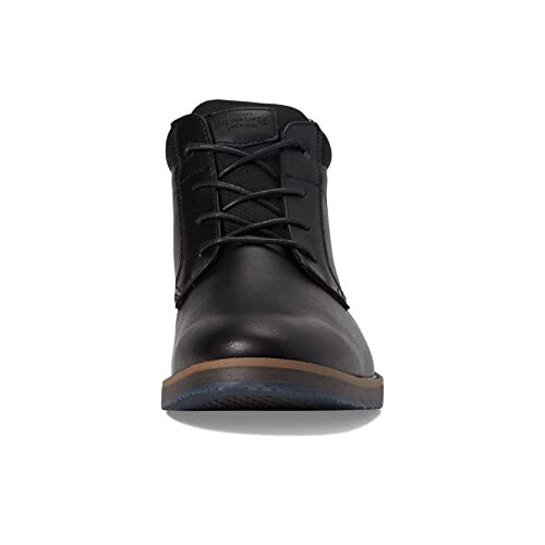 Nunn Bush Men's Dc Circuit Plain Toe Chukka Boot with Memory Foam, Black, 7.5 UK 1