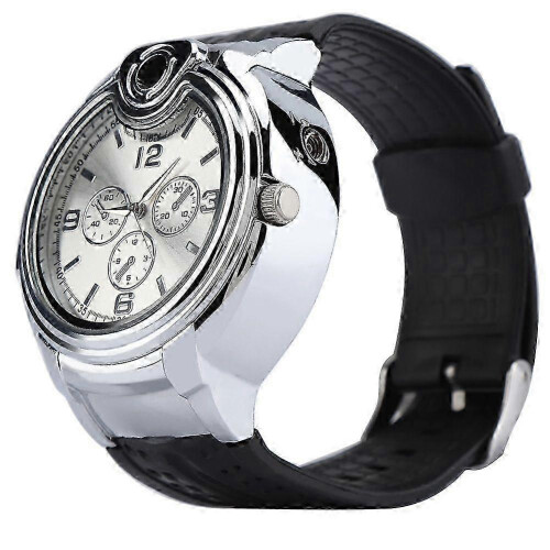 Ρολόι αναπτήρα τσιγάρων 2025 με χαλαζία, επαναγεμιζόμενο ρολόι αναπ