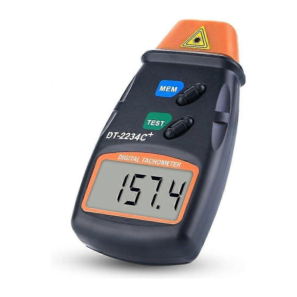 Laser Digital Non-Contact Tachometer Laser Speedometer Digital Tachometer Handheld Photoelectric Tachometer 9366410636958