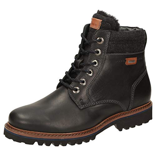Sioux Men's Adalrik Ankle Boot, Schwarz Darkgrey, 10.5 UK