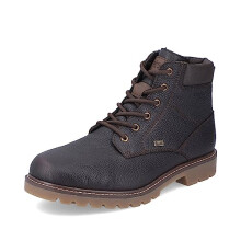 Rieker 38842 Men's Lace-Up Ankle Boots, Brown 25, 12 UK
