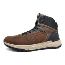 Rieker Mens Tex Revolution Soft Lace Up and Zip Casual Boots U0161-22 - Brown Leather - UK Size 9.5 - EU Size 44 - US Size 10.5