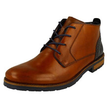Rieker Wensbury Mens Boots 7.5 Nut/Ocean
