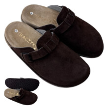 KOMFORTABLE TRACZYK FLIP-FLOPS Profileret CHOCO Ortopædisk NATURLÆDER størrelse 41