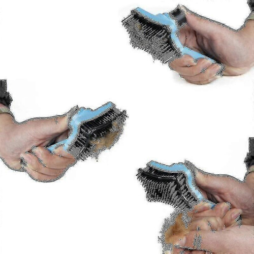 Elite Multi-functional Plastic Grooming Comb Cut Tangles Tool Pet Brushes(blue) 2