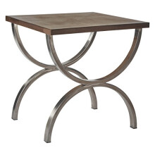 Premier Housewares Greenwich Side Table, Wood, Natural