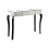 Premier Premier Housewares Orchid Mirrored Console Table, Wood, Silver 1