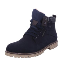 Rieker Men's F3610 Lace-Up Boots, Blue, 46 EU, Blue 14, 10.5 UK