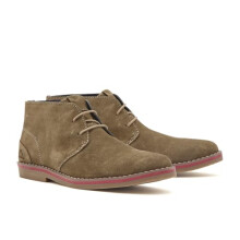 Chatham Frost Mens Suede Desert Boots, Olive, 12
