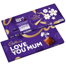 Cadbury Dairy Milk Love You Mum Gift Chocolate Bar Extra-Large 850g, Perfect for Mothers Day