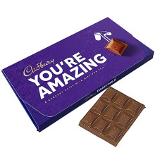 Cadbury You're Amazing Dairy Milk Chocolate Bar With Gift Envelope