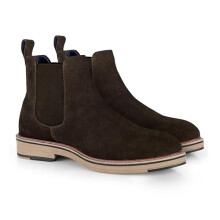 Catesby Sweeney Premium Suede Mens Boots Lightweight Durable Dealer Boots For Men, Chocolate Brown, UK 9