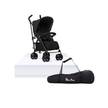 Silver Cross - Pop 2 Pushchair & Travel Bag - Foldable Travel Stroller - Adjustable Seat - Newborn to 4 Years - Space