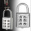 Diefstalbeveiligingsslot met 6-cijferige combinatiecode, slim slot met code. 3