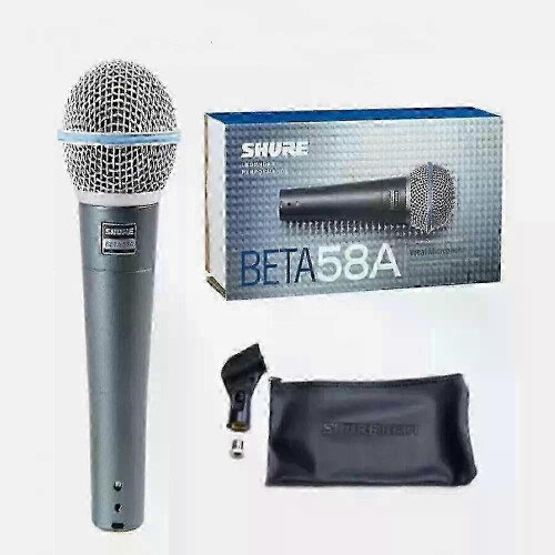 Microfon dinamic supercardioid Shure BETA58A, microfon vocal, microfon cu fir 1