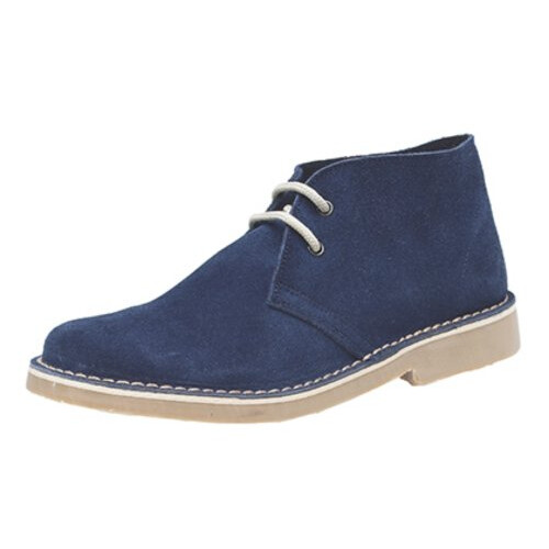 Roamers Classic Suede Desert Boots Navy