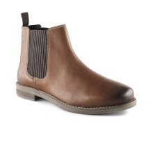 Silver Street London Men's Mount Leather Chelsea Boots with Elasticated Gusset and Durable Contrast Sole