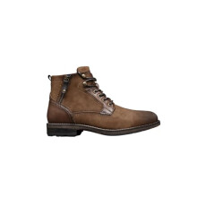 IVACHY Mens Suede Ankle Boots Combat Style Lace up Zip Closure fashion work Shoes Gents Size UK 7 to 12