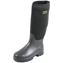 Michigan Black Neoprene Waterproof Wellington Muck Field Fishing Boots Size 9