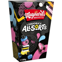 Sweets Gift Bundle With Maynards Bassetts Liquorice Allsorts Sweets Carton 350g OFFICIAL Big Night in, Birthday, Easter, Thank You Gift | Sold by