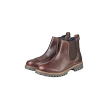 Men's Leather Chelsea Boot Work Ankle Boots Footwear For Men Smart Casual (Brier Red, One Size, UK Footwear Size System, Adult, Men, Numeric, Medium,
