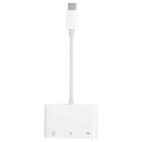 USBC to SD/TF Card Camera Reader Adapter Converter MultiFunction Memory Cable Writer 2
