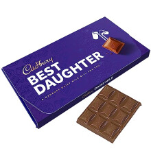 Cadbury Best Daughter Dairy Milk Chocolate Bar With Gift Envelope