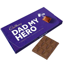 Cadbury Dad my hero Dairy Milk Chocolate Bar With Gift Envelope