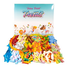 TREATS Premium Retro Sweets Gift Box: Pick and Mix, Sweet & Sour Birthday Gifts for Men Women and Kids, Candy Hamper for Birthday, Kids, Thank You,