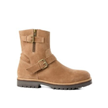Joe Browns Men's Chunky Sole Buckle Suede Boots, Regular, Brown, UK 10