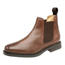 Roamers Brown Leather Chelsea Boots for Men ZAM278B-8
