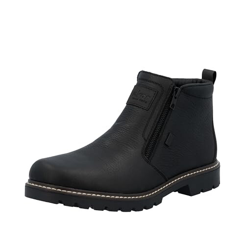 Rieker Boot Cuir Rieker Michigan - Noir