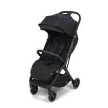 Amaati Perla Compact Lightweight Stroller, Travel Buggy, Easy Folding, Multi-Position Backrest INC Raincover from Birth to 22kg (Black)