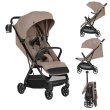 LIONELO Bess Baby Stroller (6-48 Months) up to 22 kg Compact One Hand Folding, Reclining Function, Buggy with 360Â PU Wheels and Suspension, UPF50+