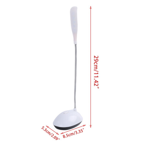 Powered LED Desk Lamp 360 Degree Rotation Reading Table Night Light 1