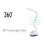 Powered LED Desk Lamp 360 Degree Rotation Reading Table Night Light 3
