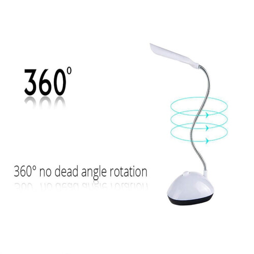 Powered LED Desk Lamp 360 Degree Rotation Reading Table Night Light 2