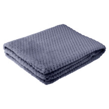 Thickened Color Pineapple Grid Blanket Coral Fleece Lightweight Blanket