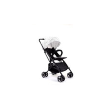 Roma Capsule 3 Baby Stroller Dalmatianâ“ Lightweight Compact Holiday Buggy, Lie-Flat Travel Stroller from Birth, 6.7kg, Cabin Size Fold with Travel