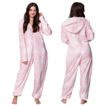 PYJAMA ONESIE Kigurumi Jumpsuit Forklædningskostume HVIDE STJERNER [ONESIE4]