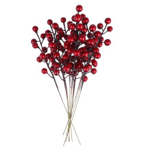10Pcs Christmas Berry Picks Artificial Berry Branches for Home and Party Decoration