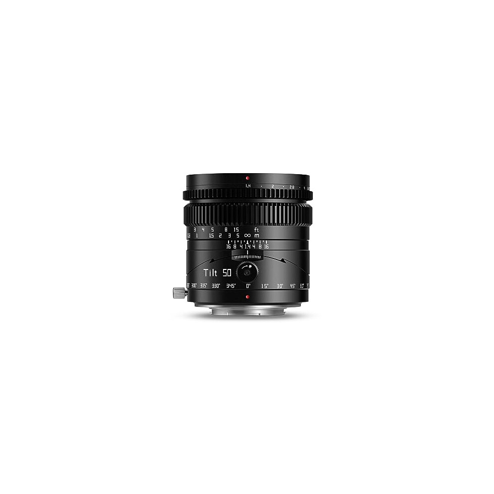TTArtisan 50mm F1.4 Tilt Metal Bodied Lens Compatible with Micro Four Thirds M43 Mount - Black - Image 2