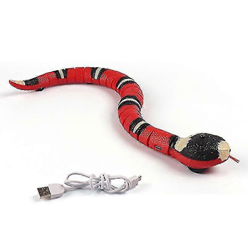 Serpent intelligent pour chat, jouet interactif électronique rechargeable par USB 2