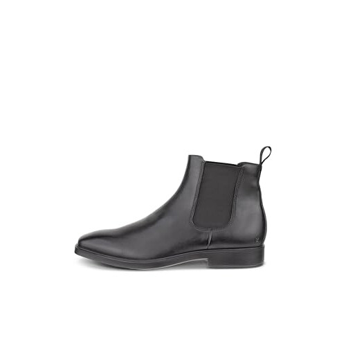 Ecco ECCO Men's Milan Plain Toe Double Gore Chelsea Boot, Black, 8-8.5 1